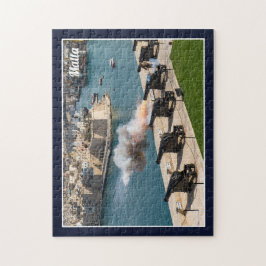 Malta Valletta Saluting Battery Kanonvuur Legpuzzel
