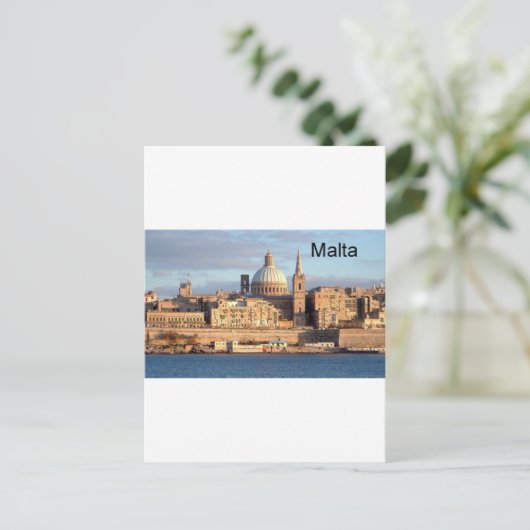 Malta Valletta (St.K.) Briefkaart (Staand voorkant)