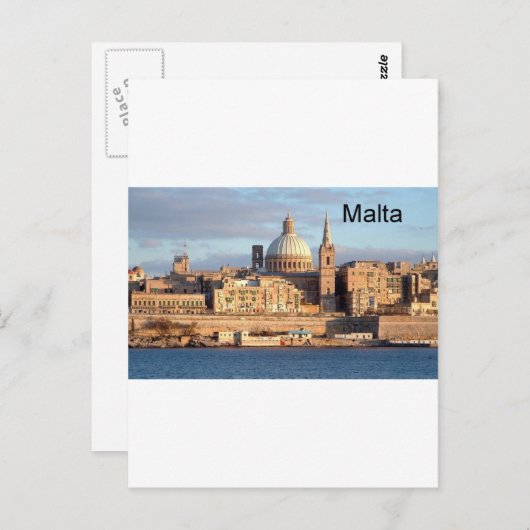 Malta Valletta (St.K.) Briefkaart (Voorkant / Achterkant)