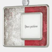 Malta Verzilverd Omlijst Ornament (Links)