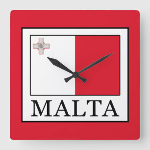 Malta Vierkante Klok