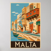 Malta vintel poster (Voorkant)