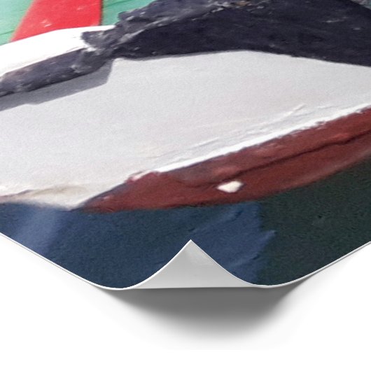 Malta Vist boten bij Marsaxlokk Harbour Poster (Hoek)