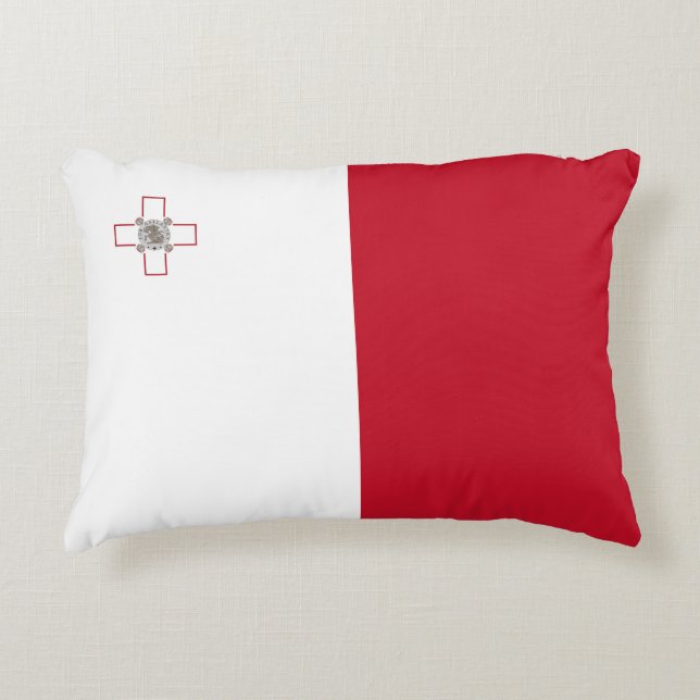 Malta vlag accent kussen (Voorkant)