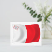 Malta Vlag Ansichtkaart Briefkaart (Staand voorkant)