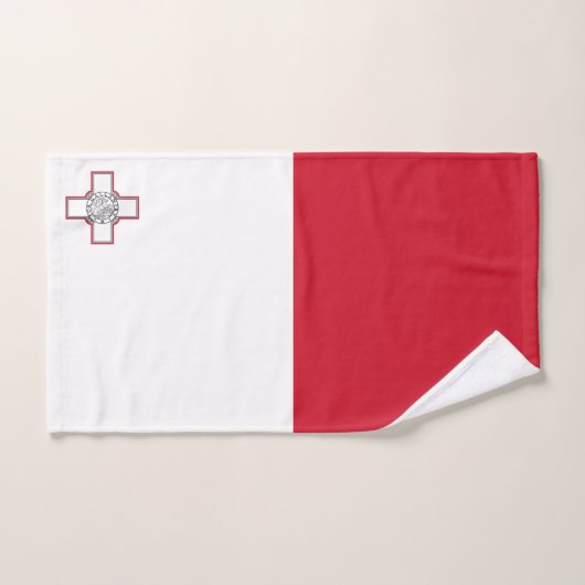 Malta-vlag Bad Handdoek (Handdoek)