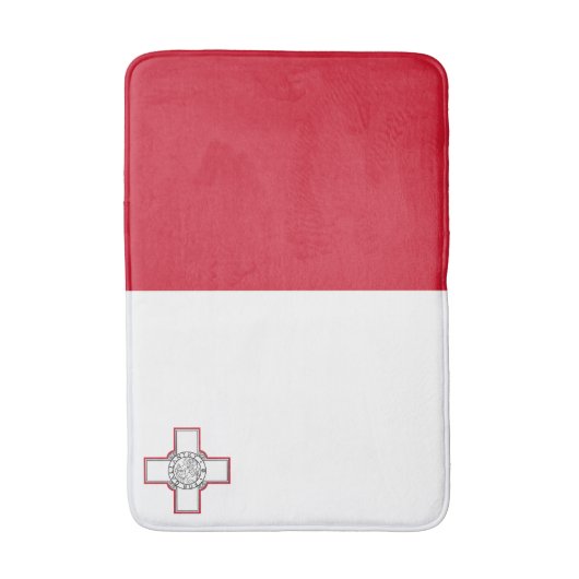 Malta-vlag Badmat (Voorkant Verticaal)