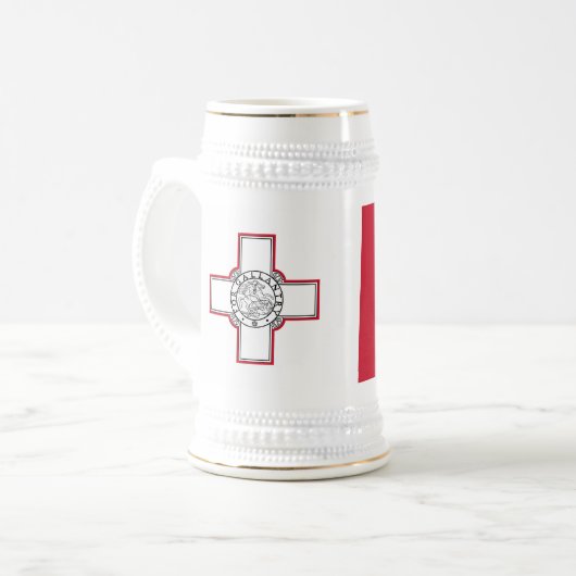 Malta-vlag Bierpul (Voorkant links)