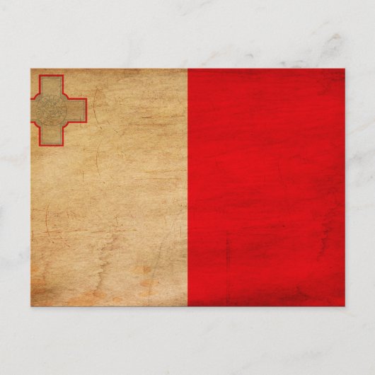 Malta vlag briefkaart (Voorkant)