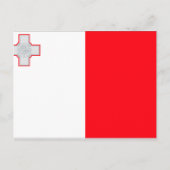 Malta vlag briefkaart (Voorkant)