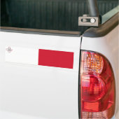 Malta-vlag Bumpersticker (Op Truck)