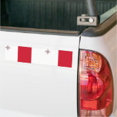 Malta-vlag Bumpersticker (Op Truck)