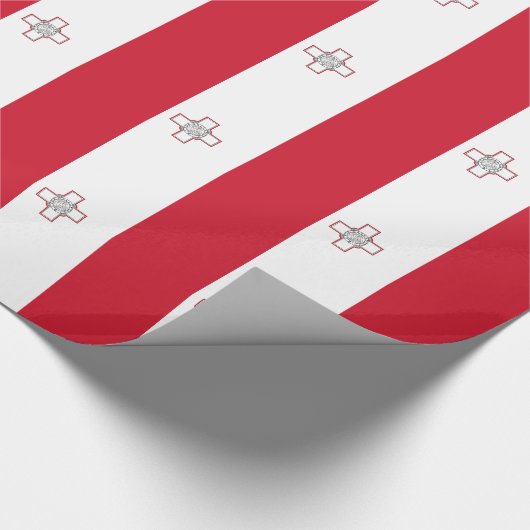 Malta-vlag Cadeaupapier (Hoek)