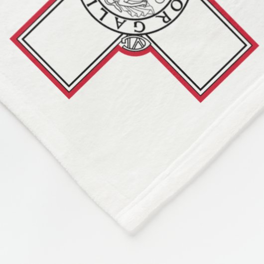 Malta-vlag Fleece Deken (Hoek)