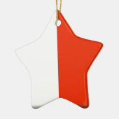 Malta vlag keramisch ornament (Links)