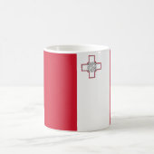 Malta Vlag Keramische Mok (Center)