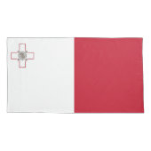 Malta vlag kussensloop (Achterkant)