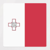 Malta Vlag Labels (Design 1)