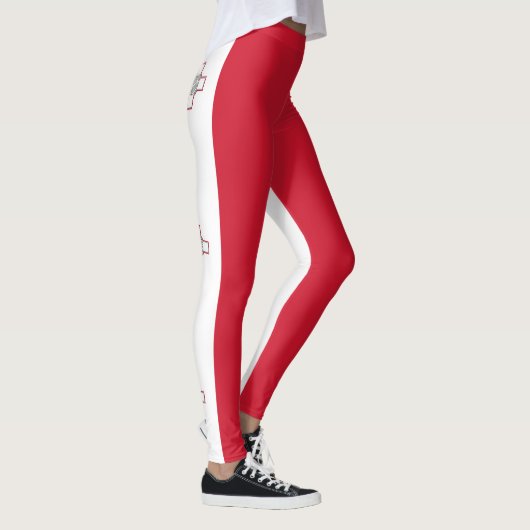 Malta-vlag Leggings (Rechts)