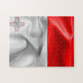 Malta-vlag Legpuzzel (Horizontaal)