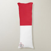 Malta-vlag Lichaamskussen (Voorkant Verticaal)