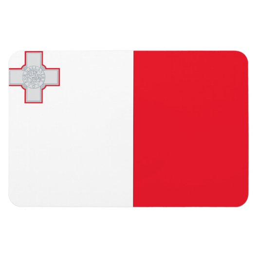 Malta-vlag Magneet (Horizontaal)