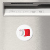 Malta Vlag Magneet (Insitu (Vaatwasser))