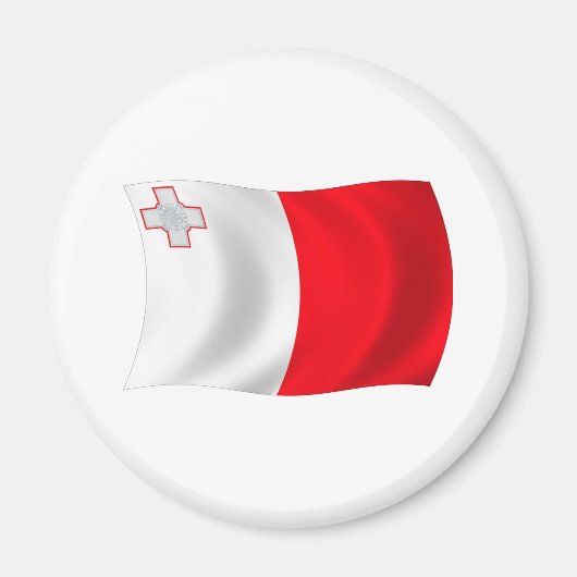 Malta Vlag Magneet (Voorkant)