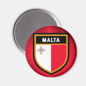 Malta-vlag Magneet (Voorkant / Achterkant)