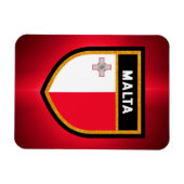 Malta-vlag Magneet (Horizontaal)