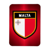 Malta-vlag Magneet (Verticaal)