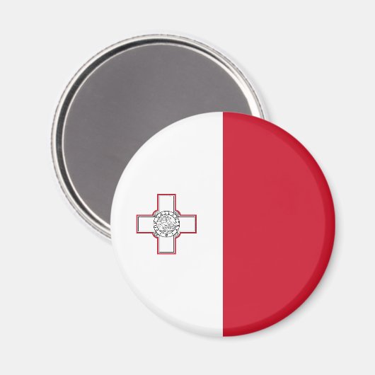 Malta-vlag Magneet (Voorkant / Achterkant)