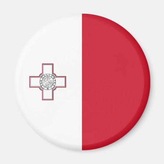 Malta-vlag Magneet (Voorkant)