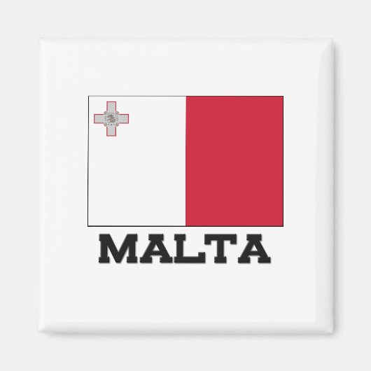 Malta-vlag Magneet (Voorkant)