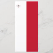 Malta vlag menu (Achterkant)