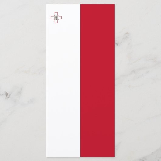 Malta vlag menu (Voorkant)