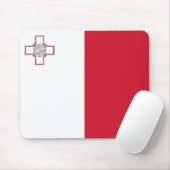 Malta Vlag Muismat (Met muis)