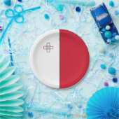 Malta-vlag Papieren Bordje (Feest)