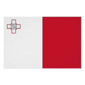 Malta-vlag Perfect Poster (Voorkant)