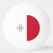 Malta-vlag Pingpongbal (Achterkant)