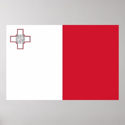 Malta-vlag Poster (Voorkant)