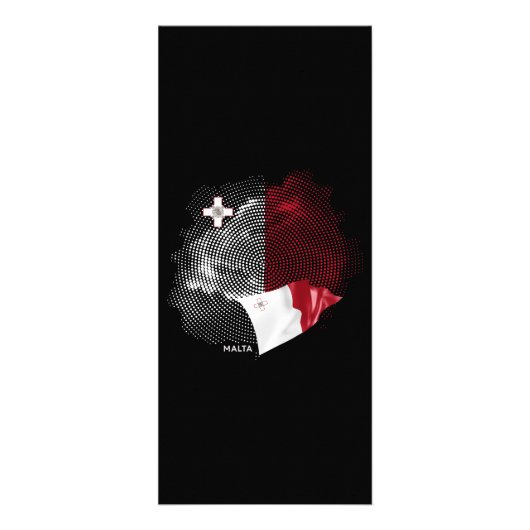 Malta vlag reclamekaart (Voorkant)