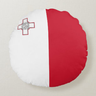 Malta-vlag Rond Kussen