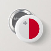Malta-vlag Ronde Button 5,7 Cm (Voorkant /achterkant)