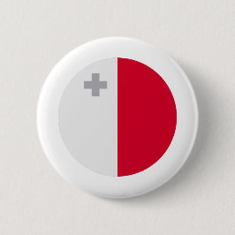 Malta-vlag Ronde Button 5,7 Cm