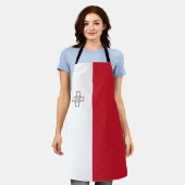 Malta-vlag Schort (Gedragen)