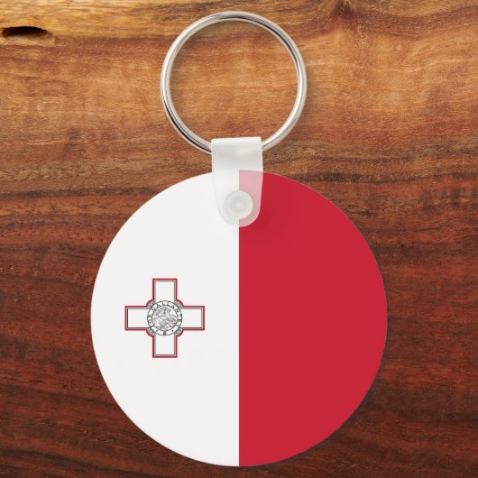 Malta-vlag Sleutelhanger (Achterkant)