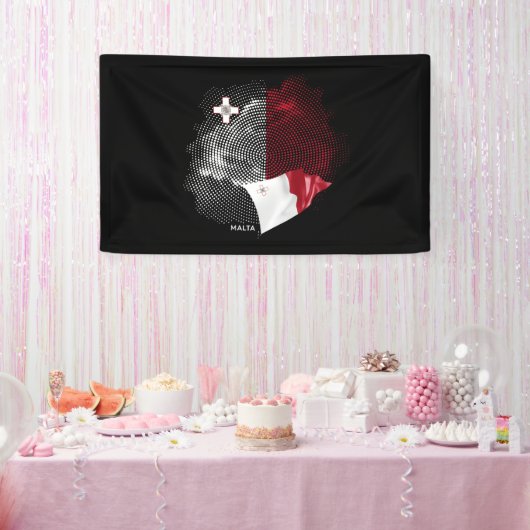 Malta vlag spandoek (Feest)