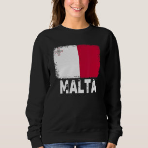 Malta Vlag Steun de Maltese Mensen Vrouwen Manne Trui