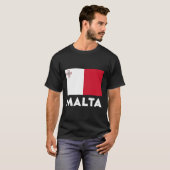 Malta-vlag T-shirt (Voorkant volledig)